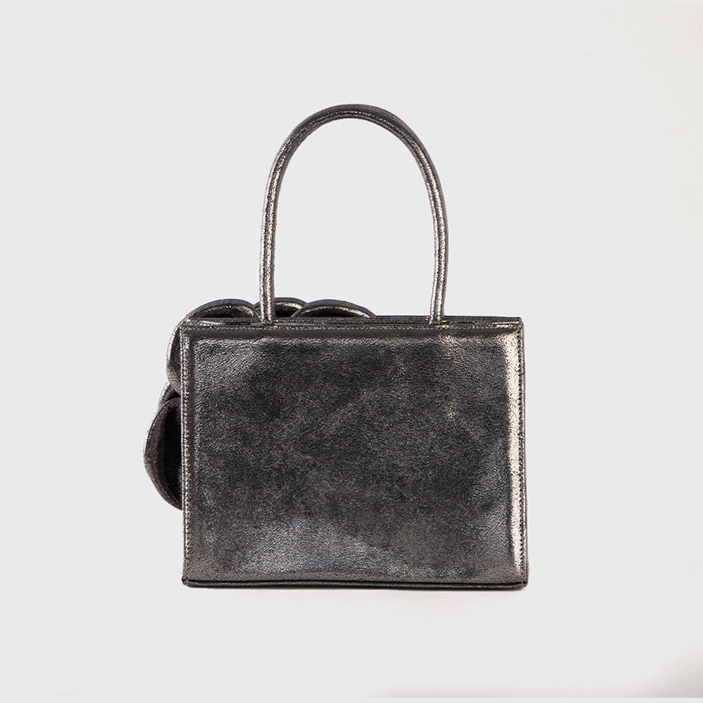 MINI RECTANGULAR FERNANDA BAG NEGRO PLATINO