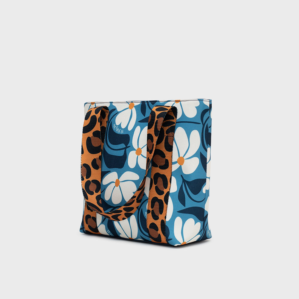 BLUE CAMELLIA MINI BAG