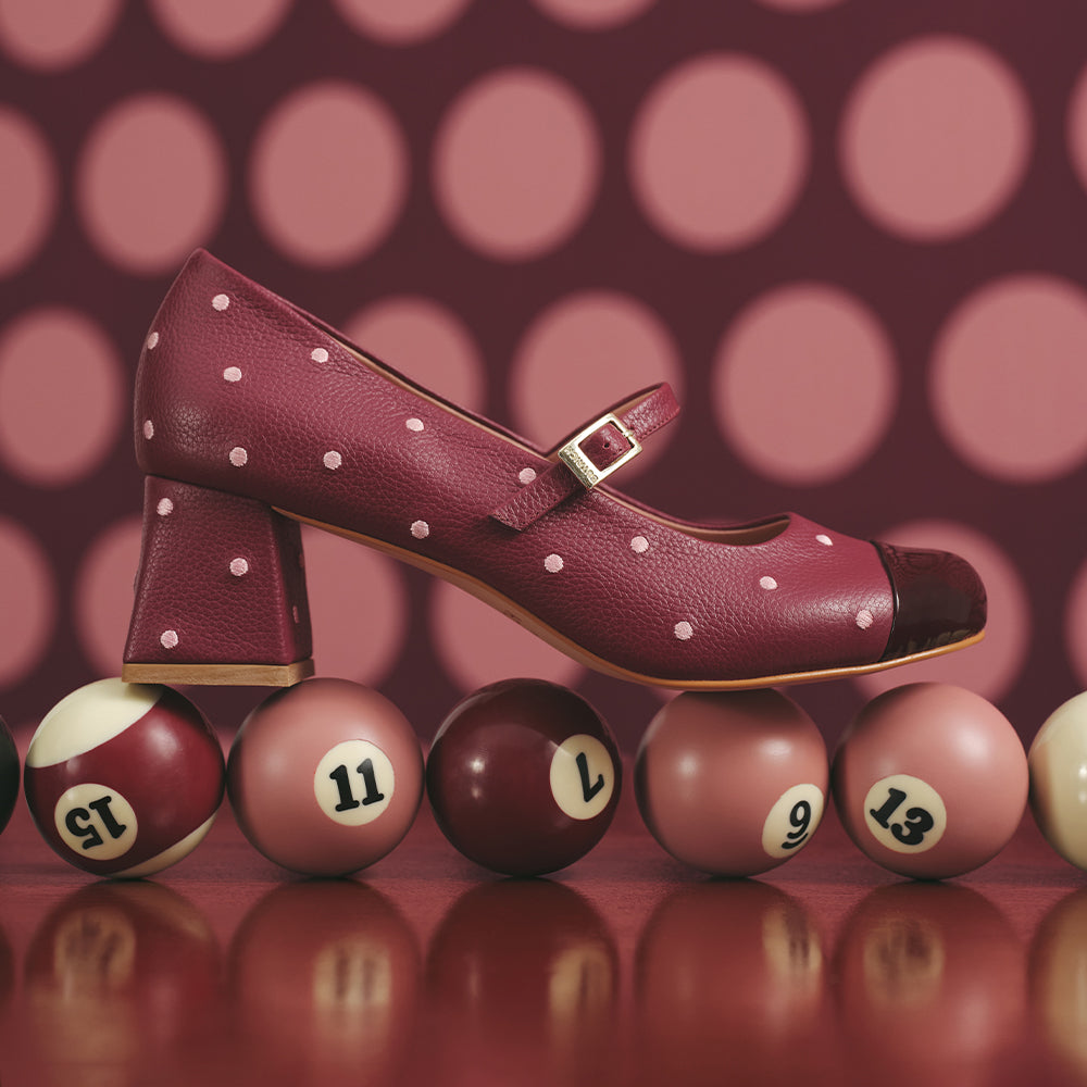 Mona Midi Burgundy