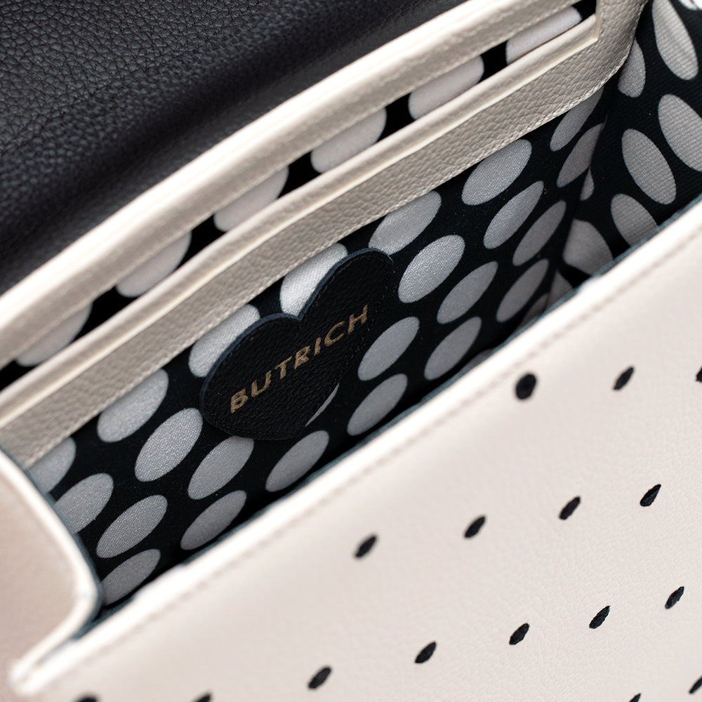 Mona Beaded Lunch Bag Black