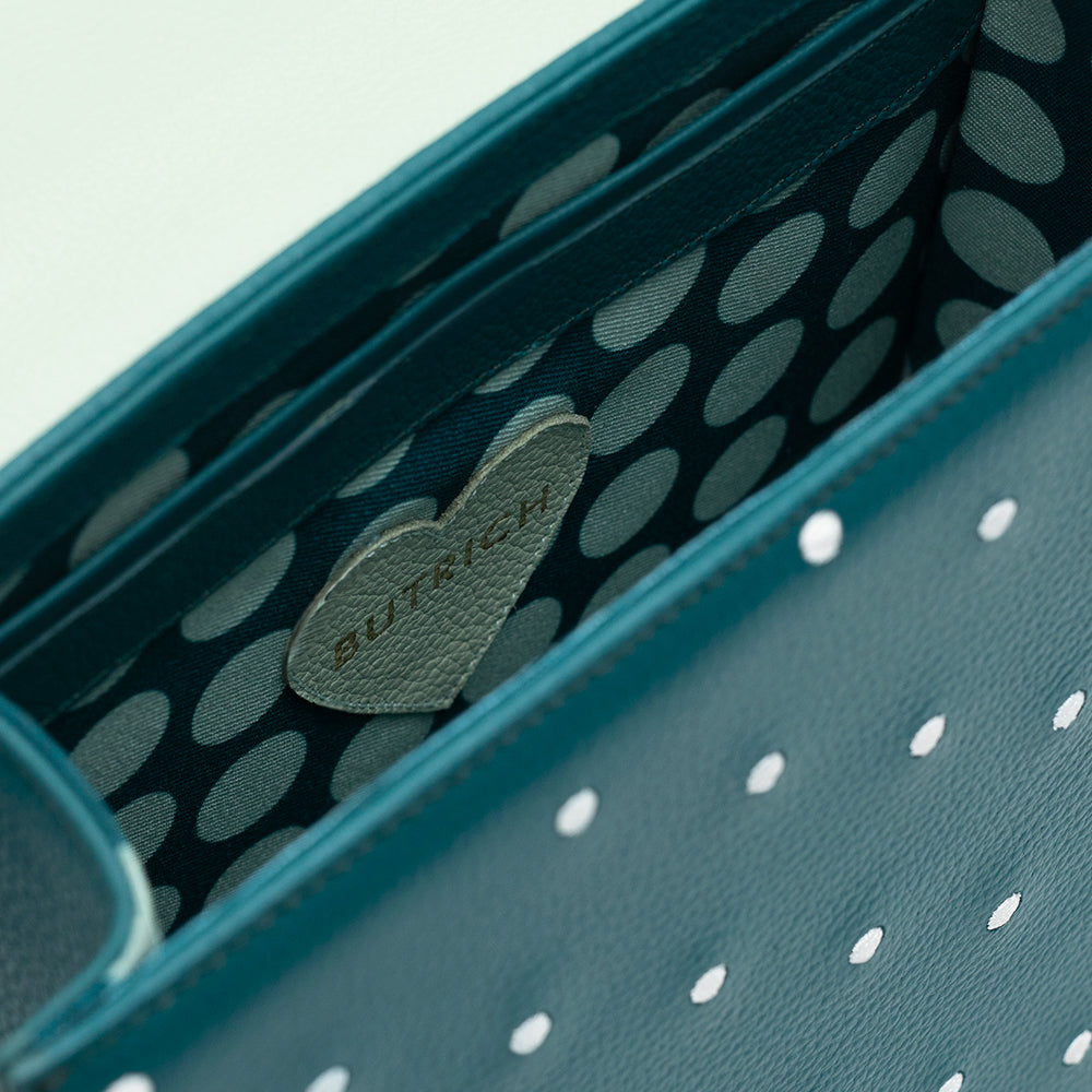 Mona Beaded Lunch Bag Green