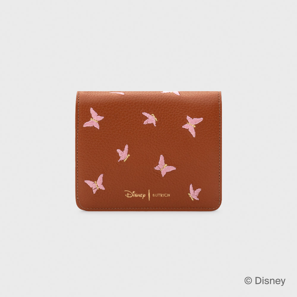 WILDWOOD HEART BUTTERFLIES BROWN WALLET