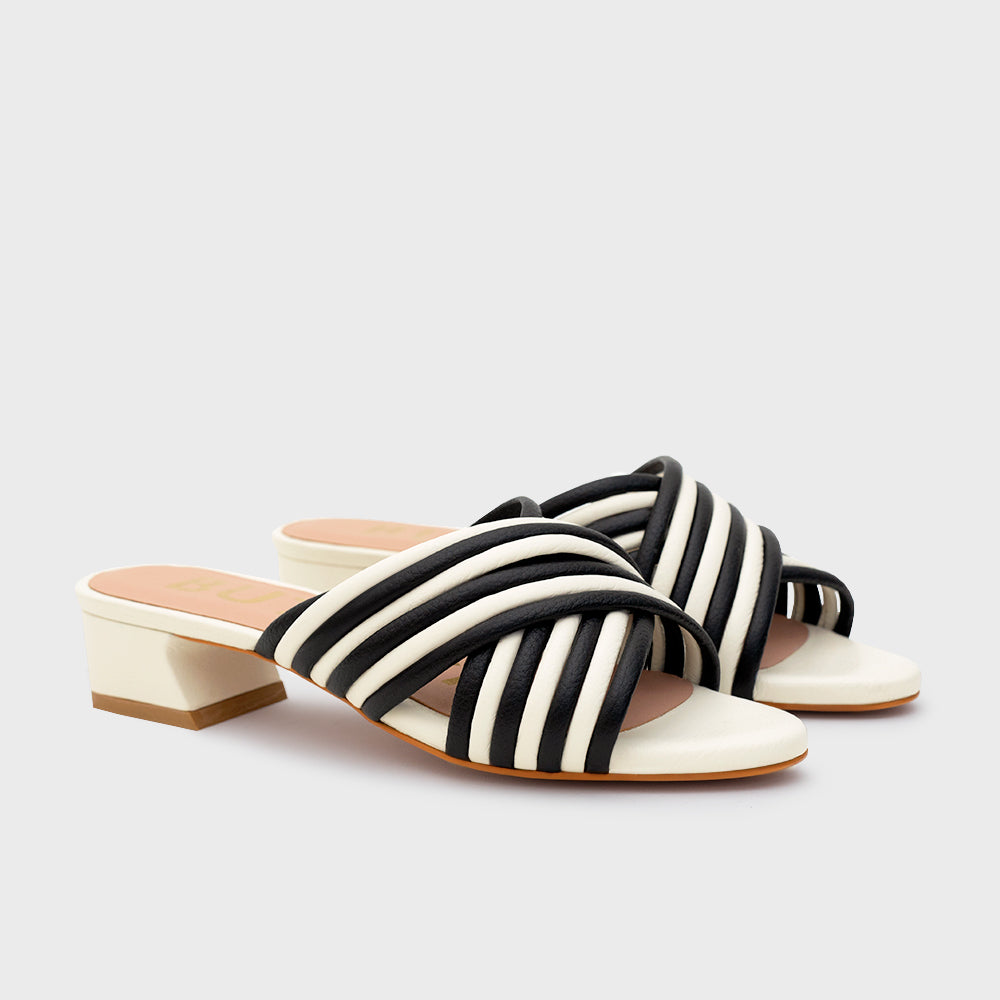 MARGARET SUMMER SLIDE HUESO NEGRO