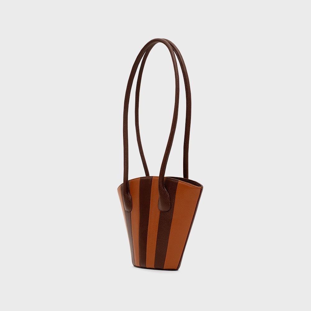 NABILA TRAPEZE BAG MARRÓN