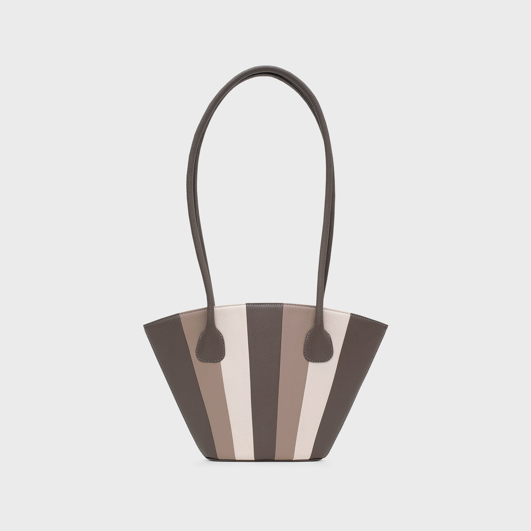 NABILA TRAPEZE BAG GRIS