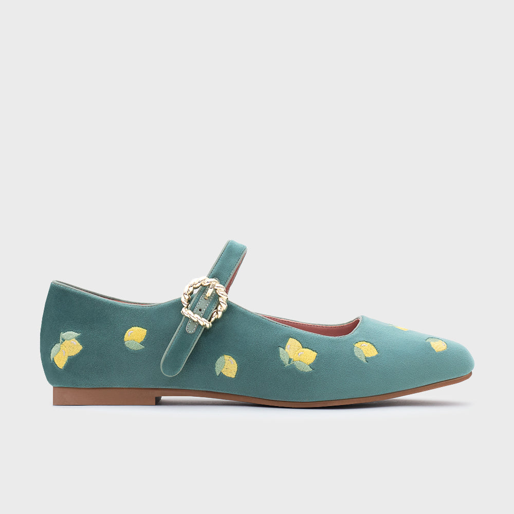 NINETTE LEMON FLAT VERDE