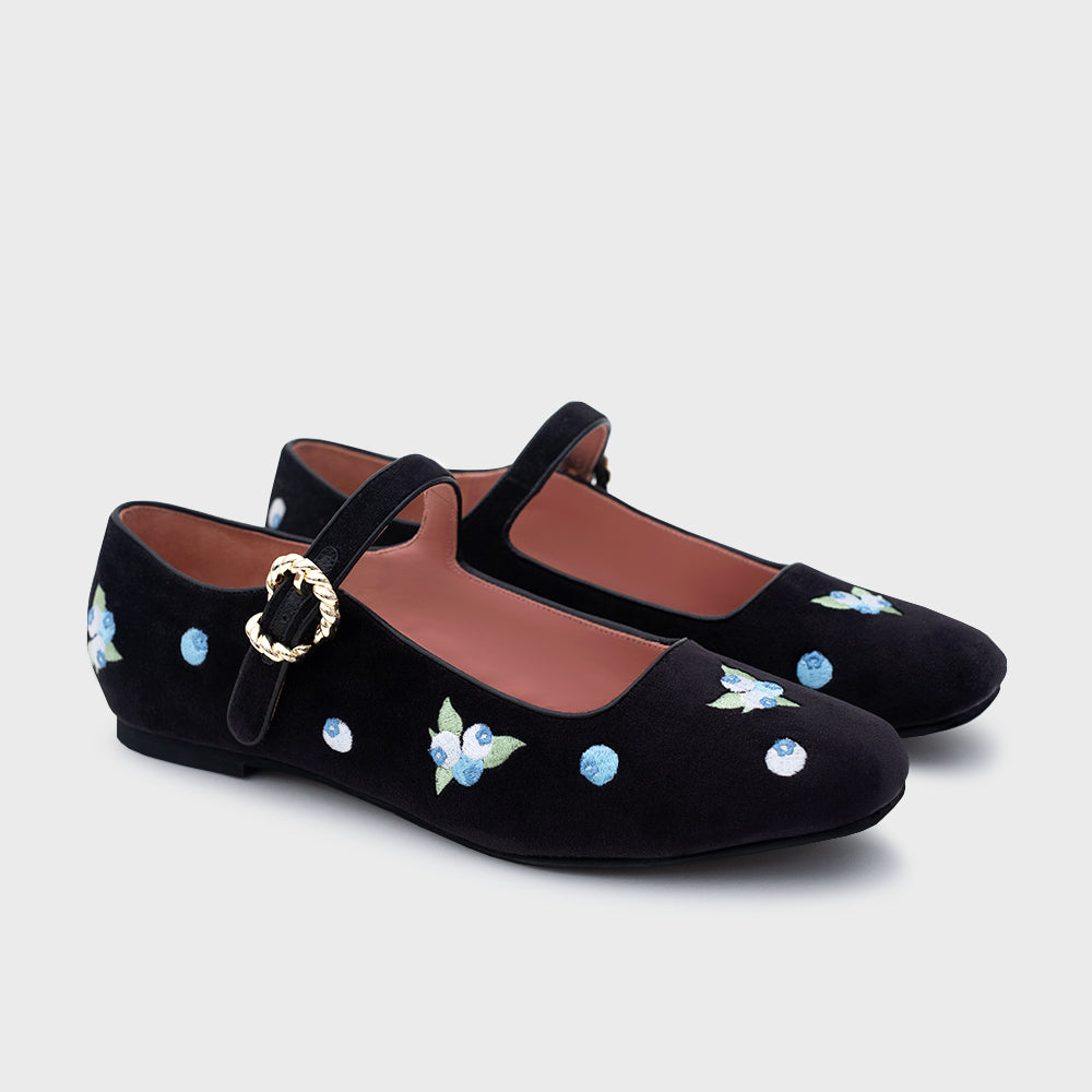 NINETTE BLUEBERRY FLAT NEGRO
