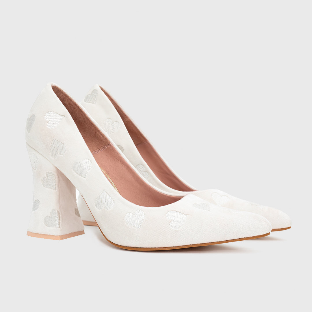 NISHA PUMP BRIDE BONE