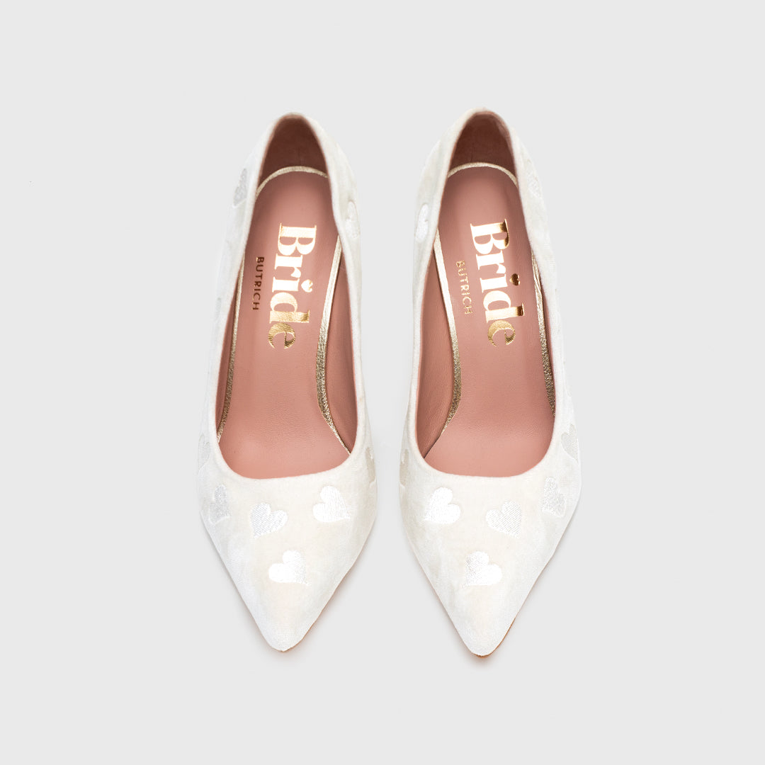 NISHA PUMP BRIDE BONE