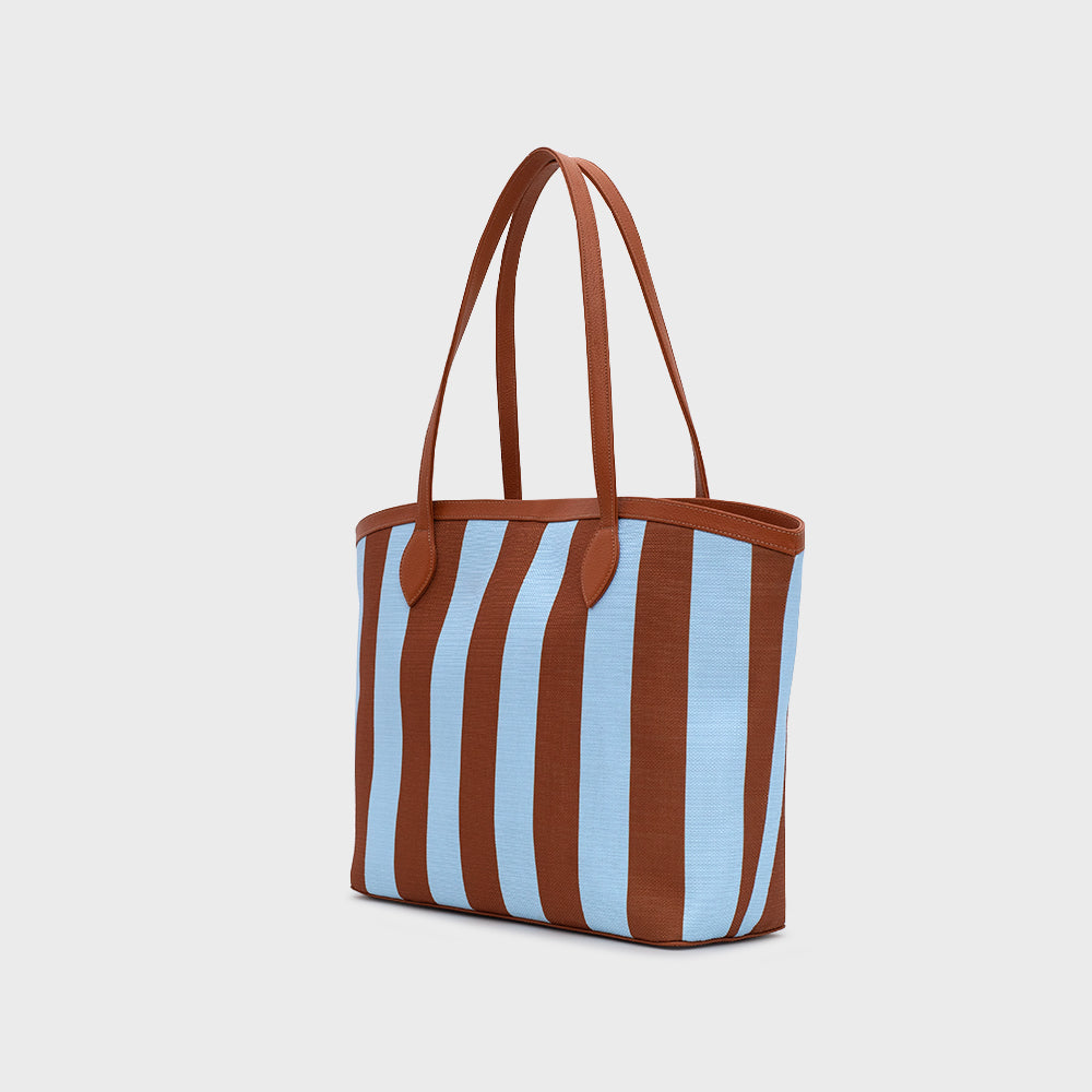 PAULINA SUMMER TOTE BAG MARRÓN