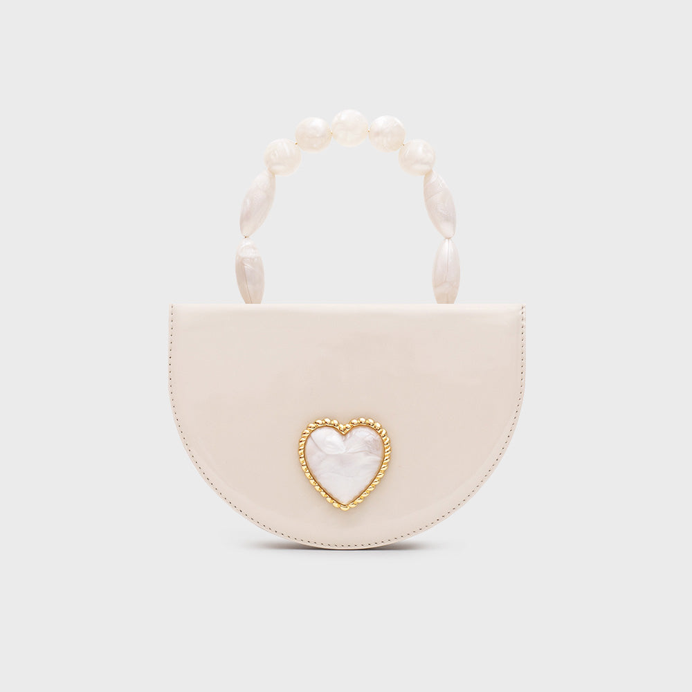 POP HEARTS CIRCLES BAG HUESO