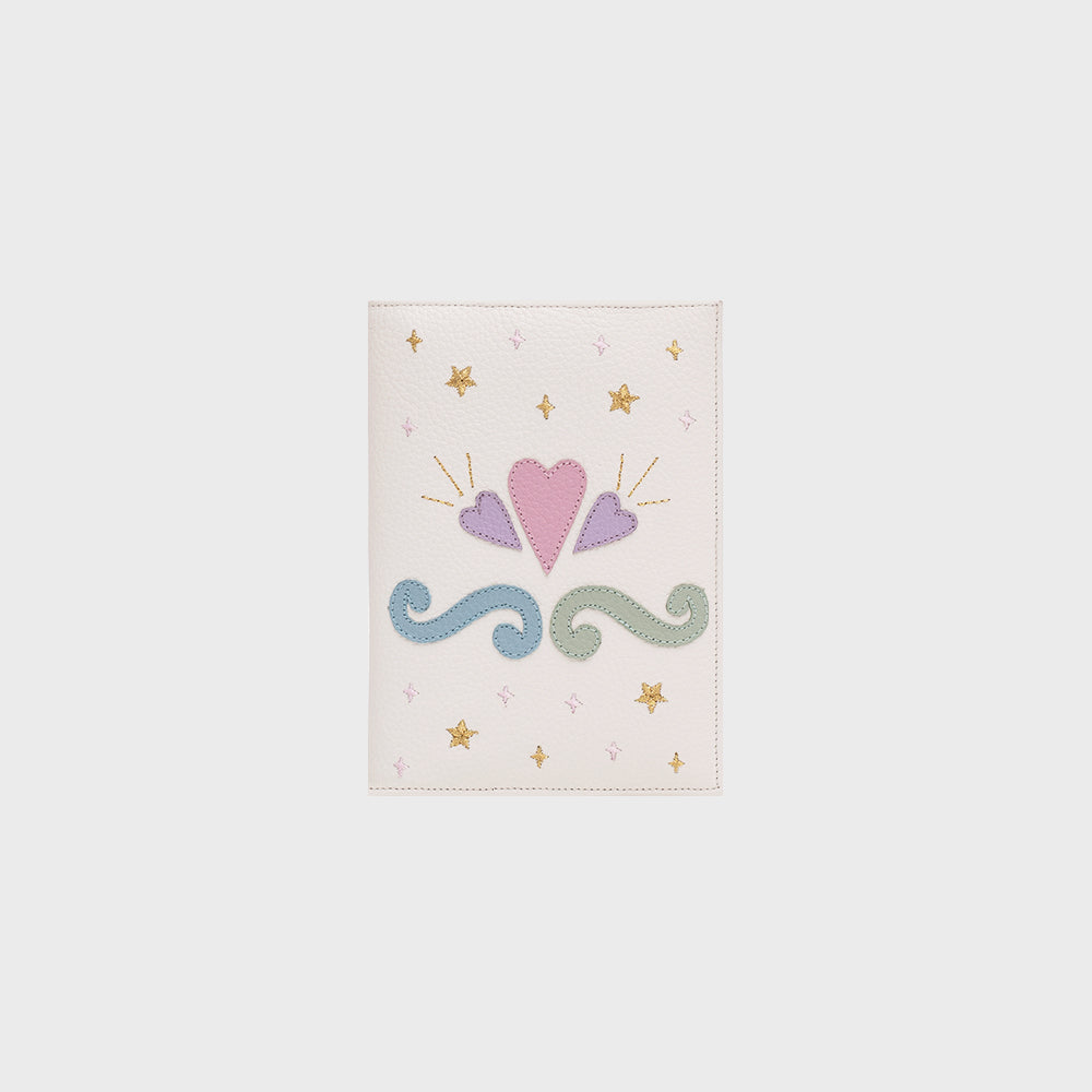 LUCKY HORSESHOE BONE PASSPORT HOLDER