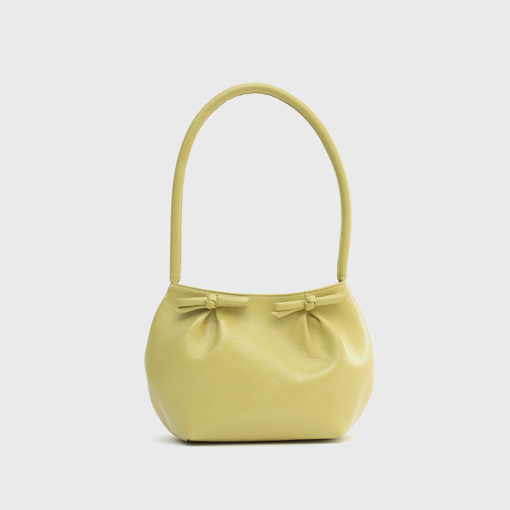 LOUISE LEMON GREEN POUCH BAG