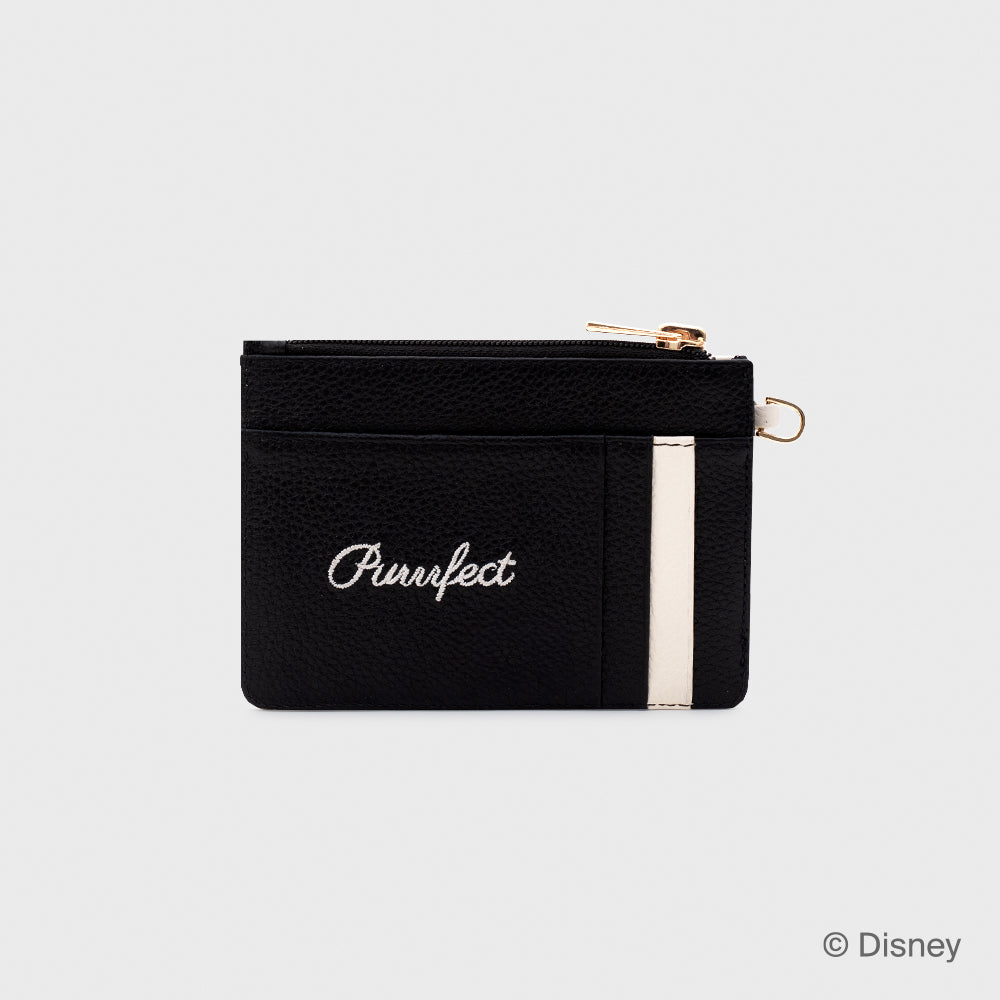 PURRRFECT BLACK CARD HOLDER WITH HANDLE