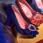 Load image into Gallery viewer, RETRO RAINBOW PUMP BLUE
