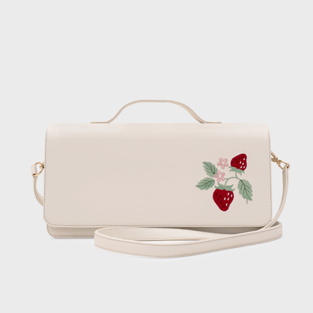 STRAWBERRY SUNDAE RECTANGLE BAG HUESO