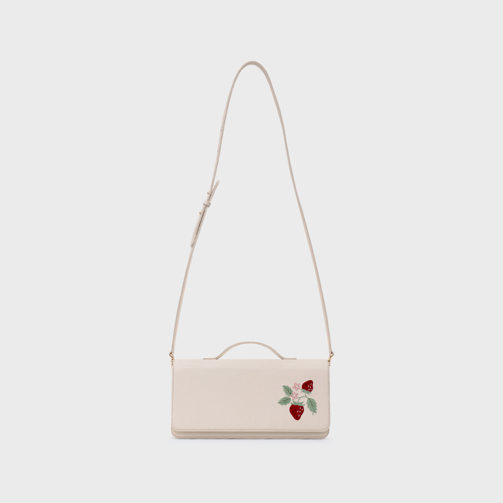 STRAWBERRY SUNDAE RECTANGLE BAG HUESO