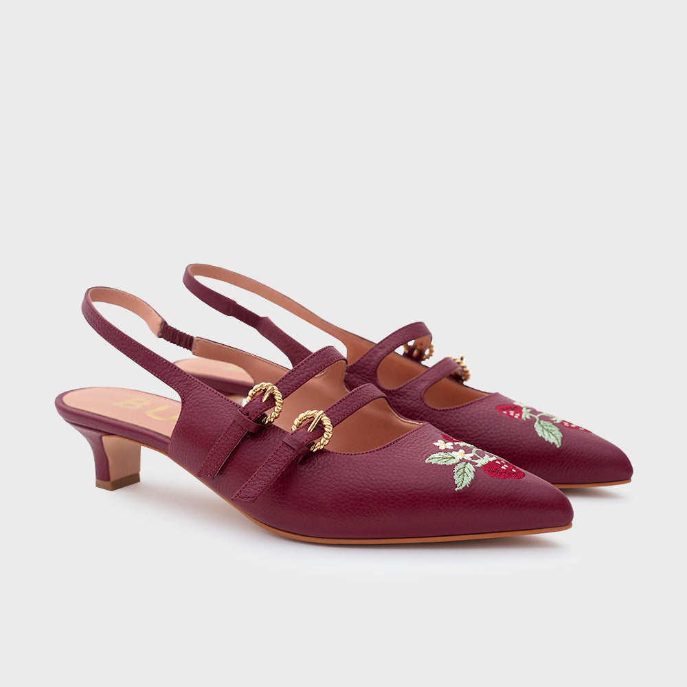 REESE STRAWBERRY MIDI CIRUELA