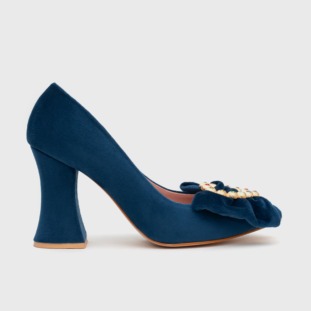 RETRO RAINBOW PUMP AZUL