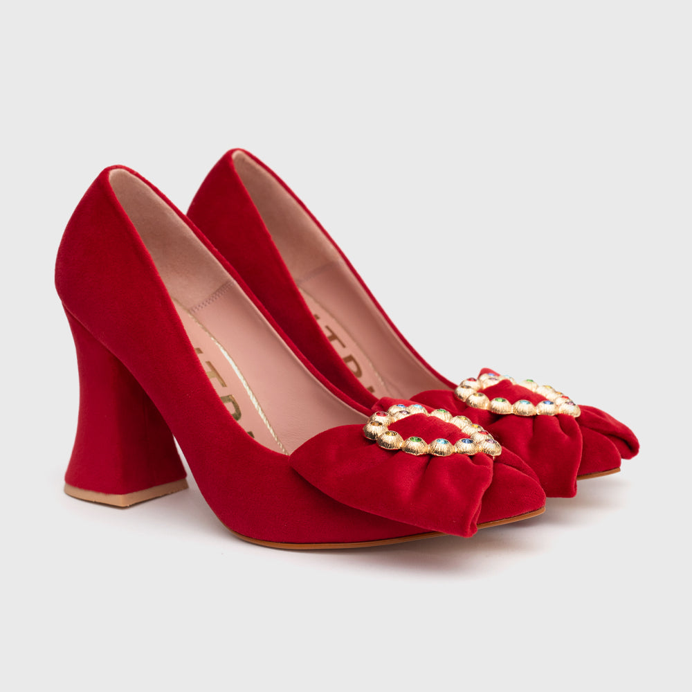 RETRO RAINBOW PUMP ROJO