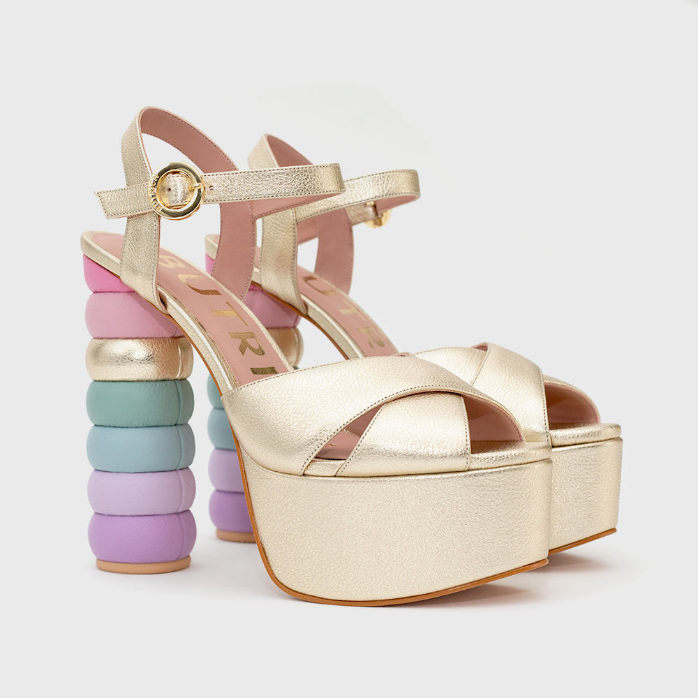 RETRO GOLDEN SWEET SUNSHINE MULTICOLOR PLATFORM