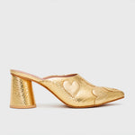 Load image into Gallery viewer, ROSALIE MULE PUMP GOLDEN
