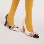 Load image into Gallery viewer, ROSEMARY PUMP BLACK BONE
