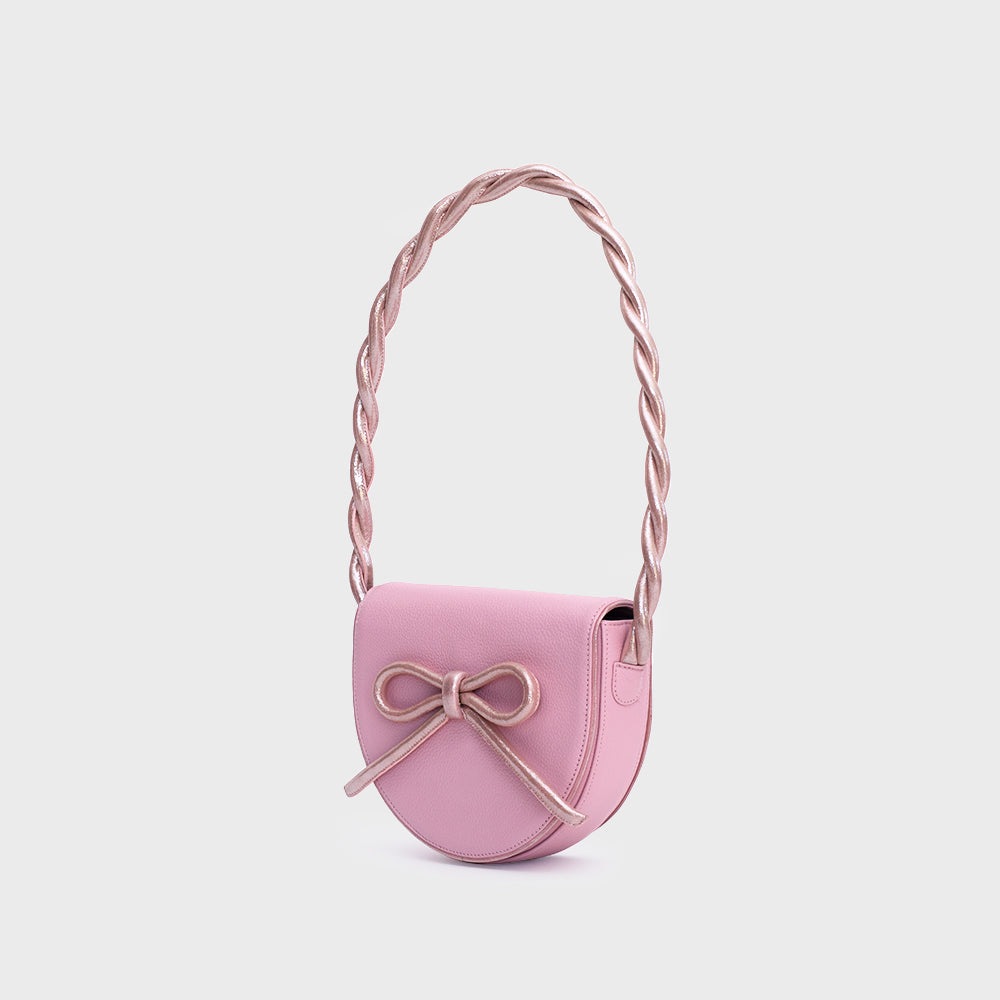 GABRIELLE PINK SADDLE BAG