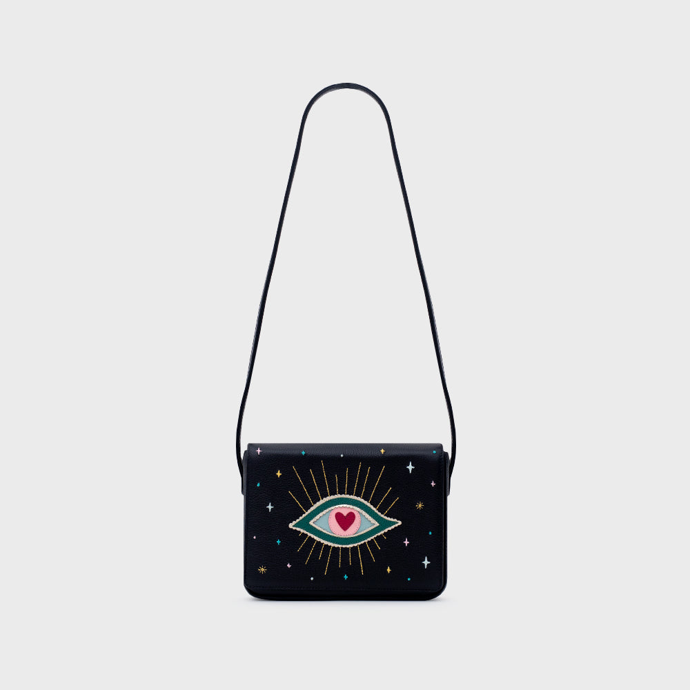 SHAZAM MINI FLAP BAG NEGRO