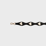 Load image into Gallery viewer, SHOULDER STRAP HEARTS NEGRO
