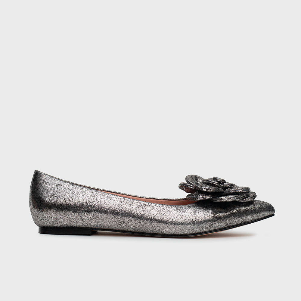 SIENNA FLAT PLATINUM BLACK