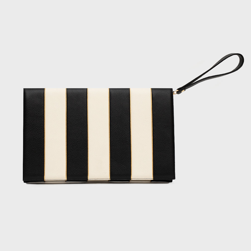 AUDREY BLACK BONE ENVELOPE 