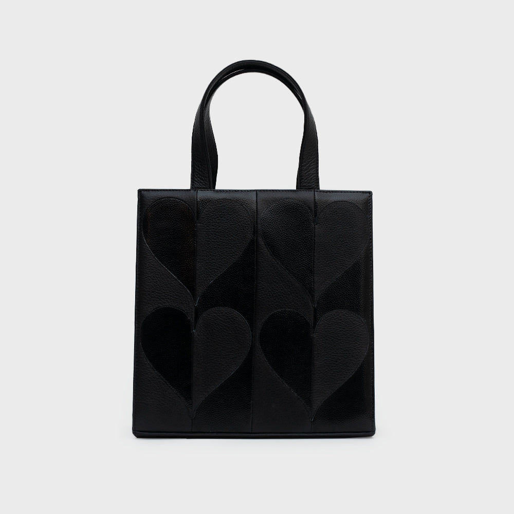 SQUARE TOTE BAG MANDY NEGRO