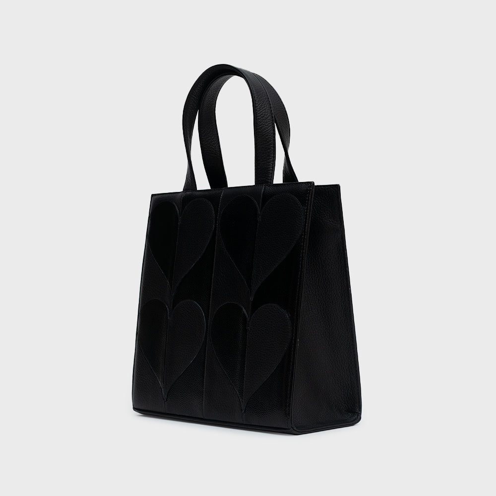 SQUARE TOTE BAG MANDY NEGRO