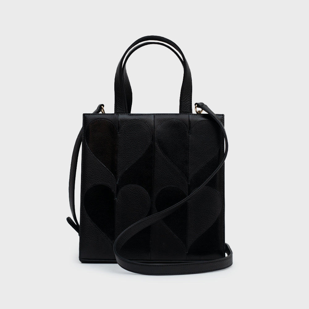 SQUARE TOTE BAG MANDY NEGRO