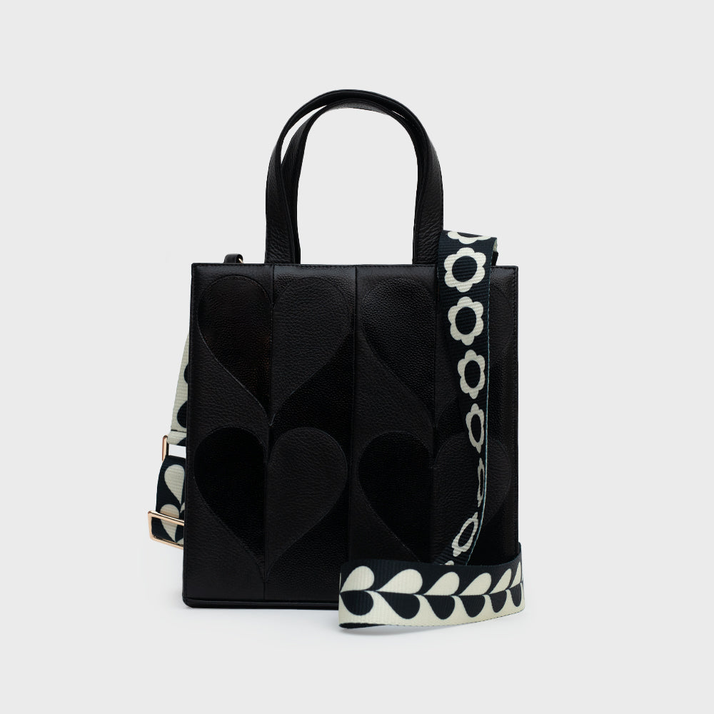 SQUARE TOTE BAG MANDY NEGRO