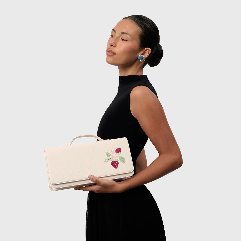 STRAWBERRY SUNDAE RECTANGLE BAG HUESO