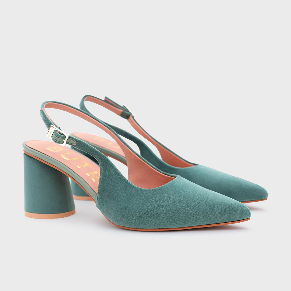 SUNDAE PUMP BLUEBERRY SLINGBACK VERDE