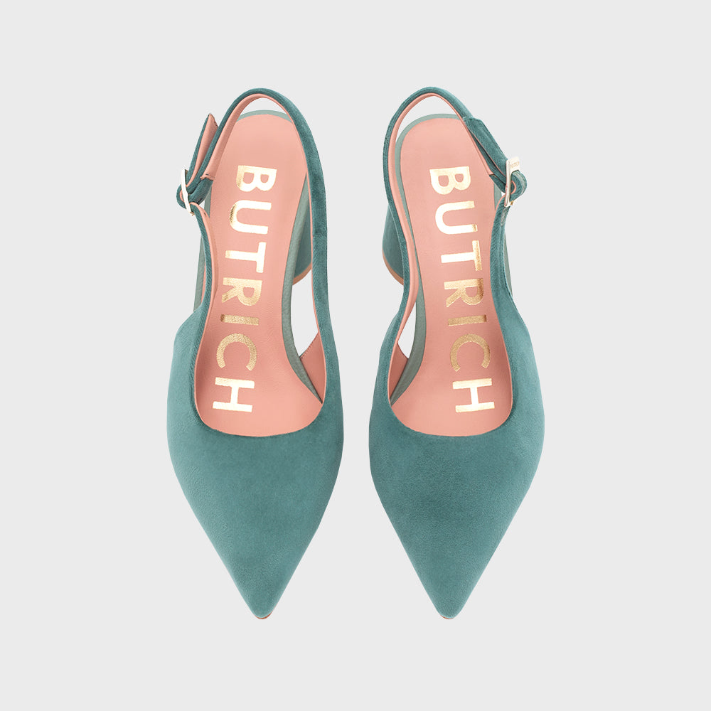 SUNDAE PUMP BLUEBERRY SLINGBACK VERDE