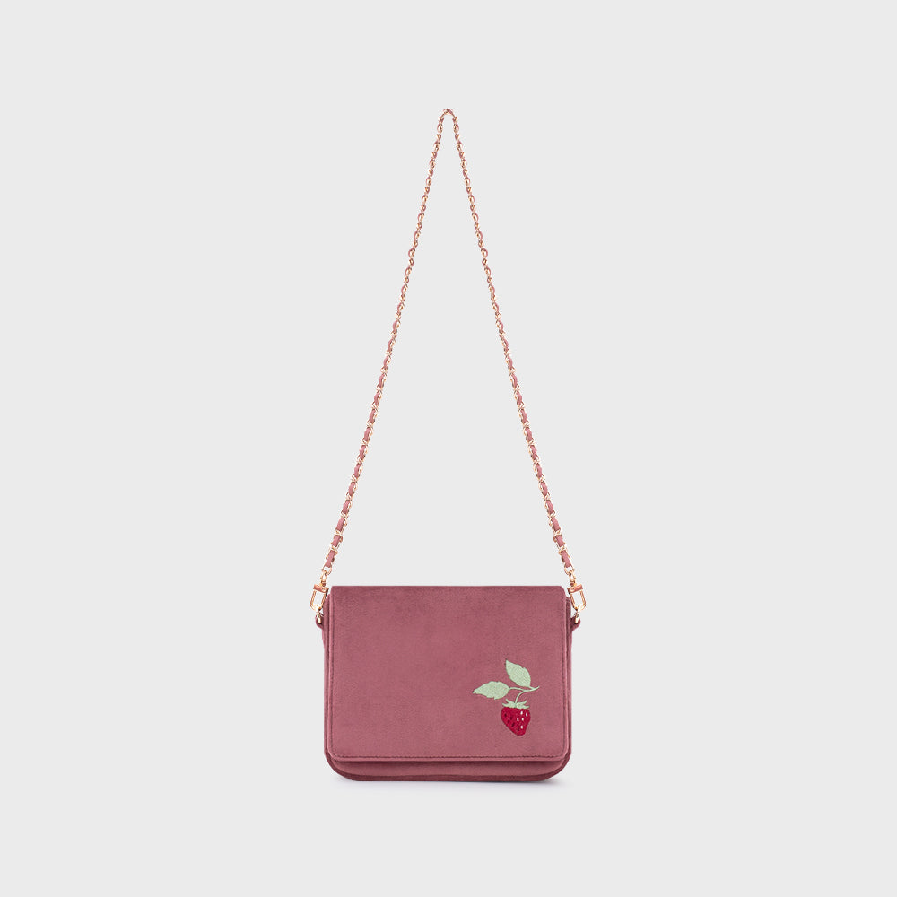 SUNDAE STRAWBERRY MINI BAG ROSA OSCURO