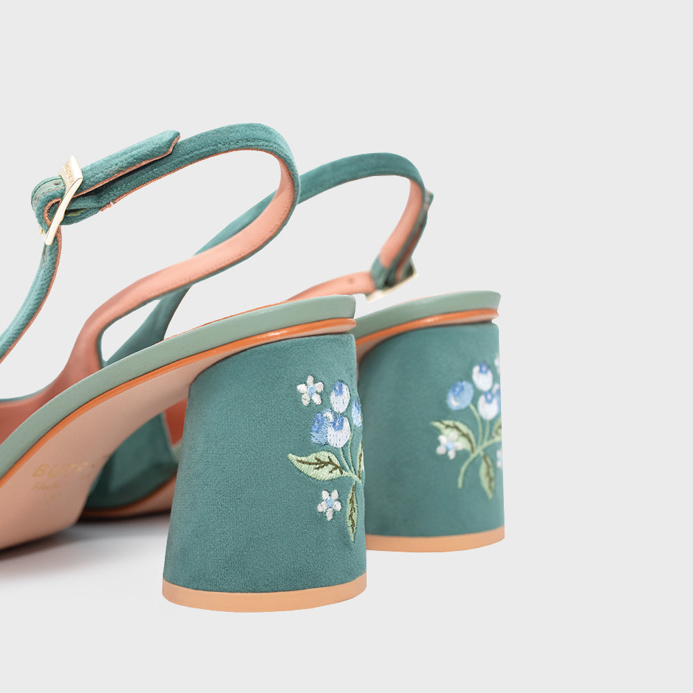 SUNDAE PUMP BLUEBERRY SLINGBACK VERDE
