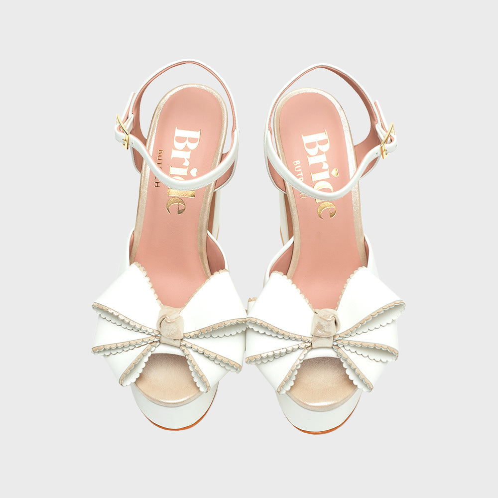 SUSANA PLATAFORMA BRIDE 13CM HUESO