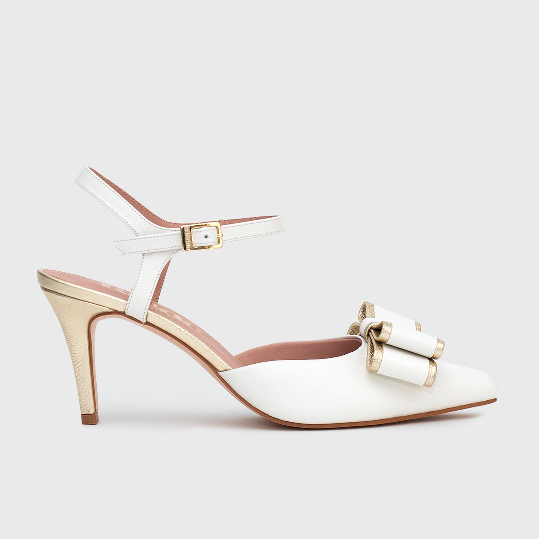 TALIANA PUMP BRIDE BONE