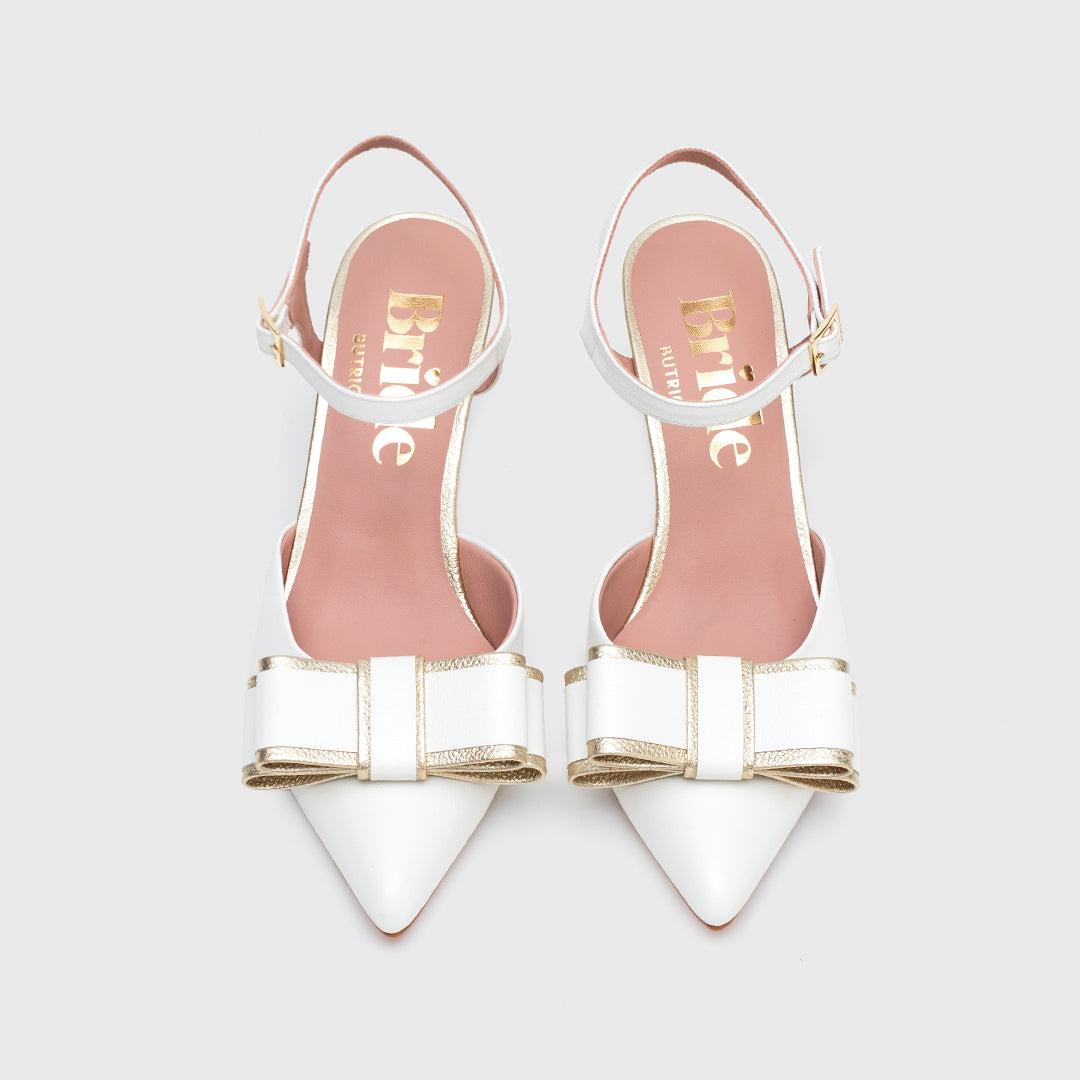 TALIANA PUMP BRIDE BONE