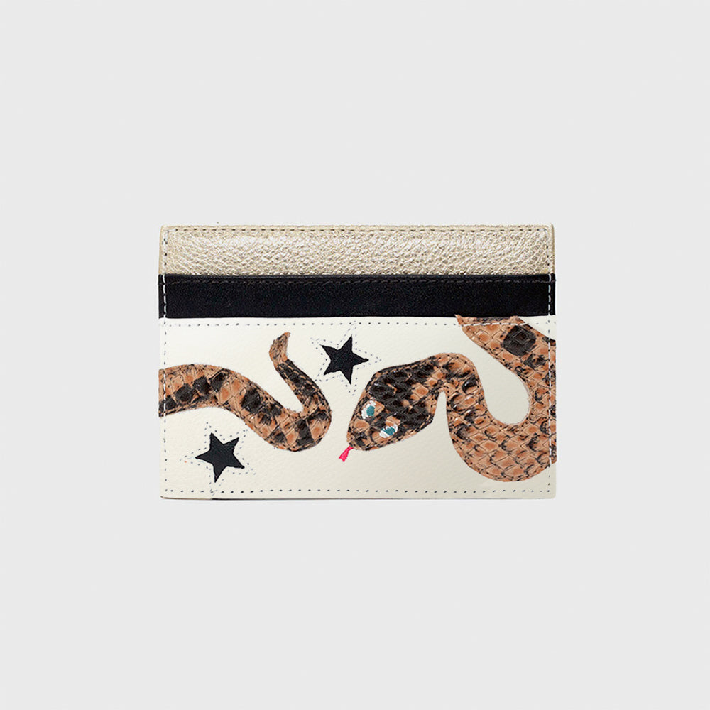 ANACONDA IVORY CARD HOLDER