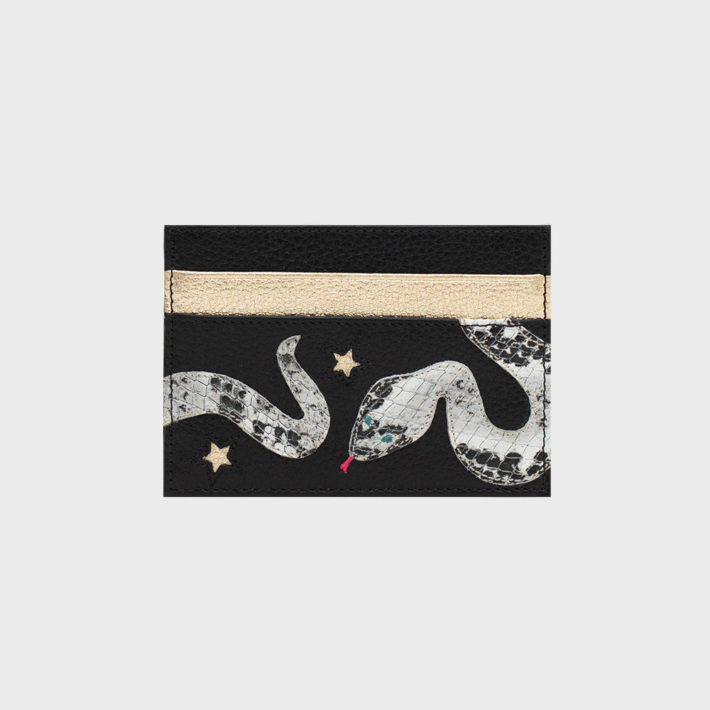 ANACONDA BLACK CARD HOLDER