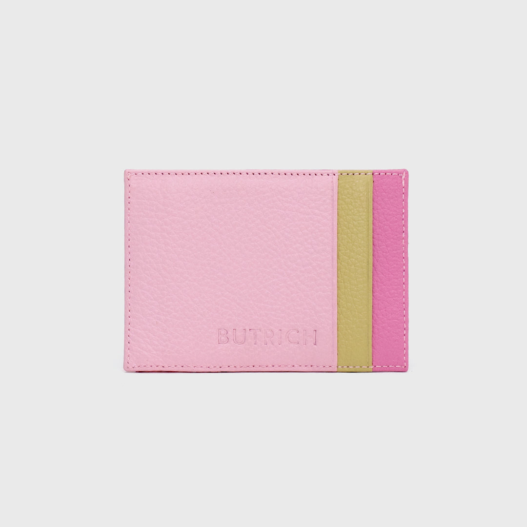 FRAN PICNIC PINK CARD HOLDER