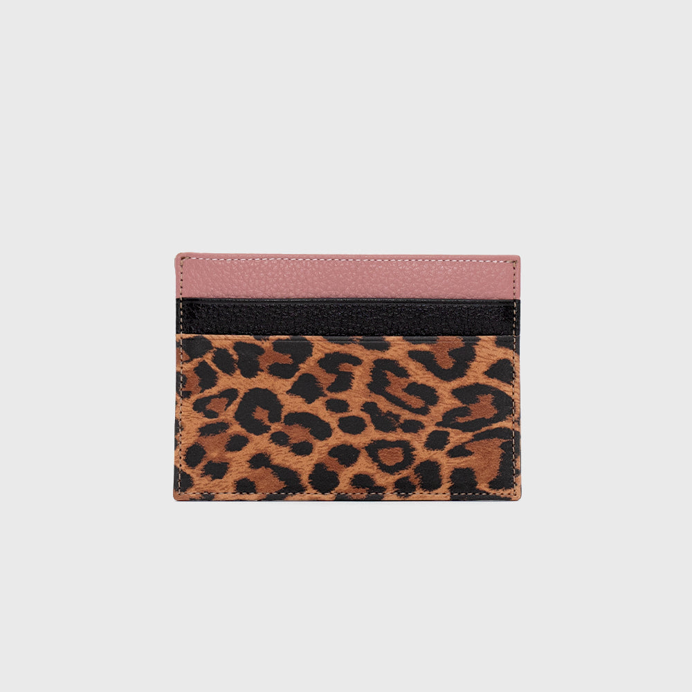 SC MATHILDE LEOPARD CARD HOLDER