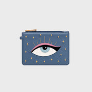 CC LUCKY EYE BLUE CARD HOLDER