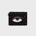 Cargue la imagen en el visor de la galería, TARJETERO CC LUCKY EYE NEGRO

